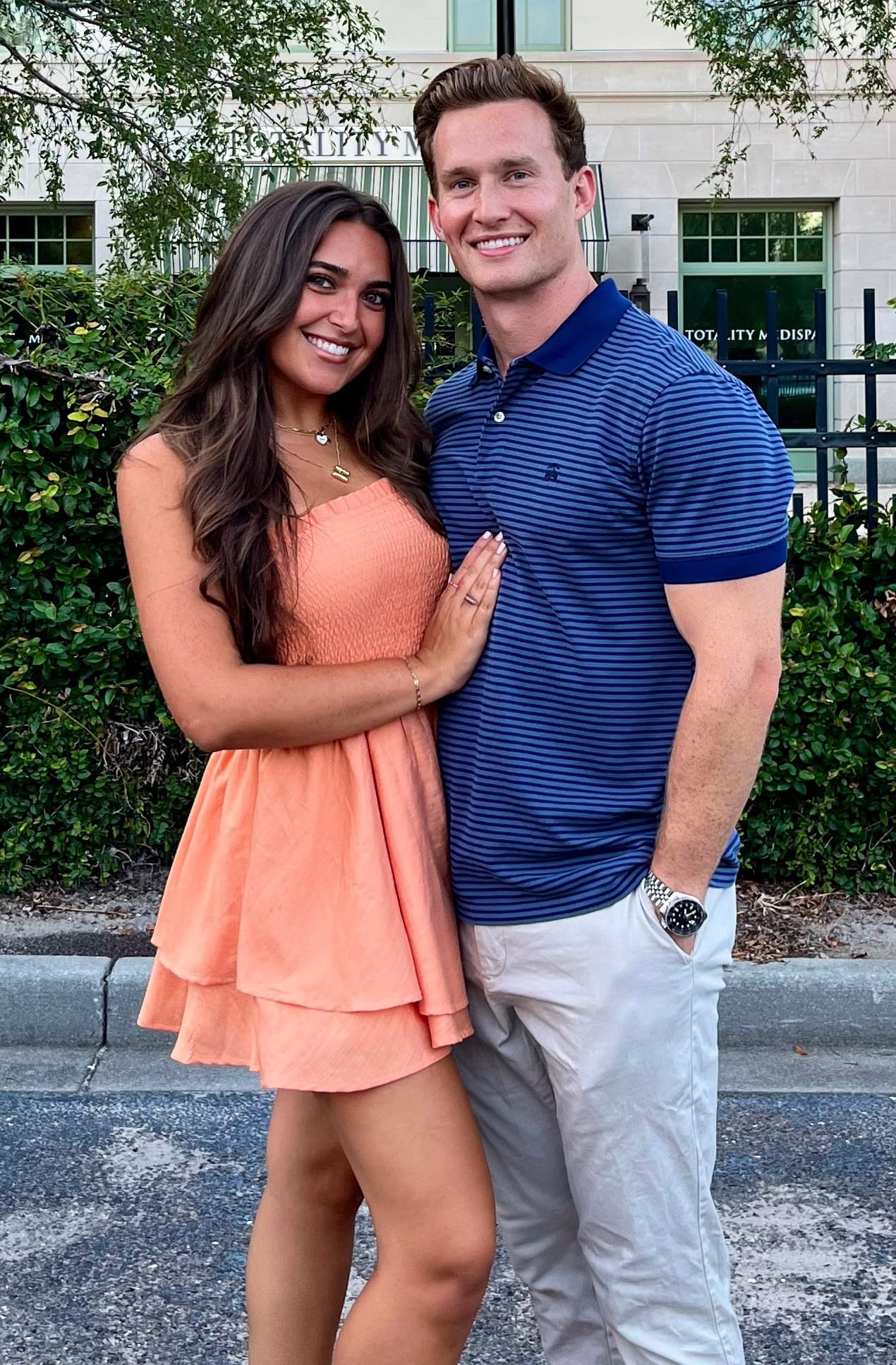 Patrick and Hollen in downtown Charleston